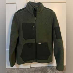 FIGS SHERPA MOSS jacket